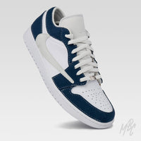 Navy Reverse Swoosh - Jordan 1 Low | UK 6