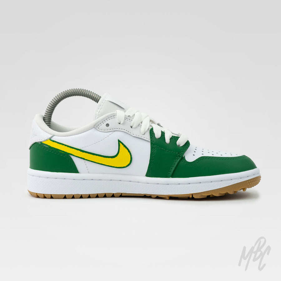 Putting Greens - Jordan 1 Low Golf Custom