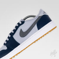 Nike Jordan 1 Low Custom Golf Sneakers - Midnight Tour