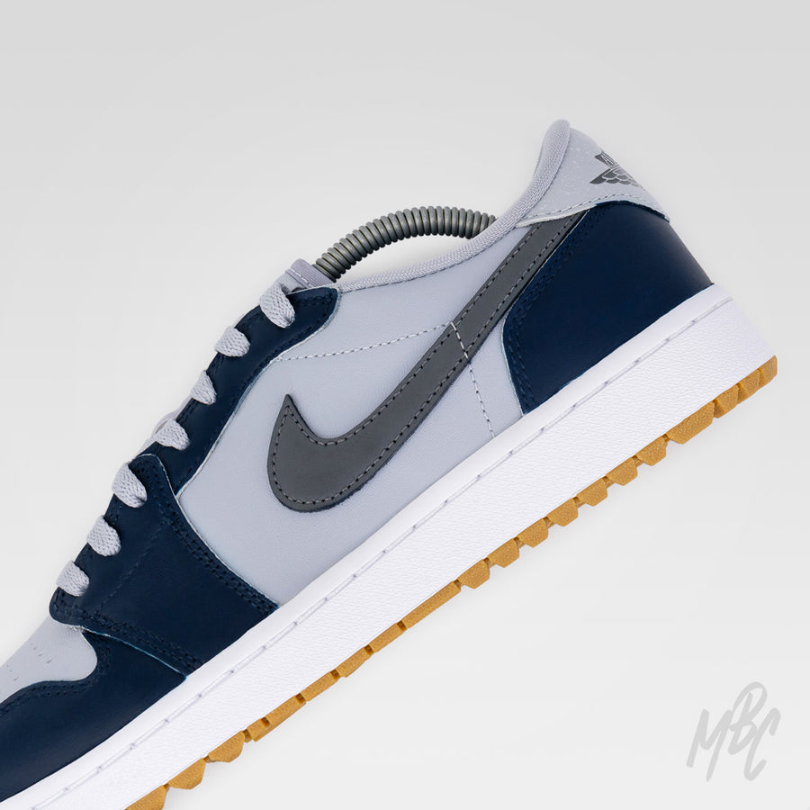 Nike Jordan 1 Low Custom Golf Sneakers - Midnight Tour
