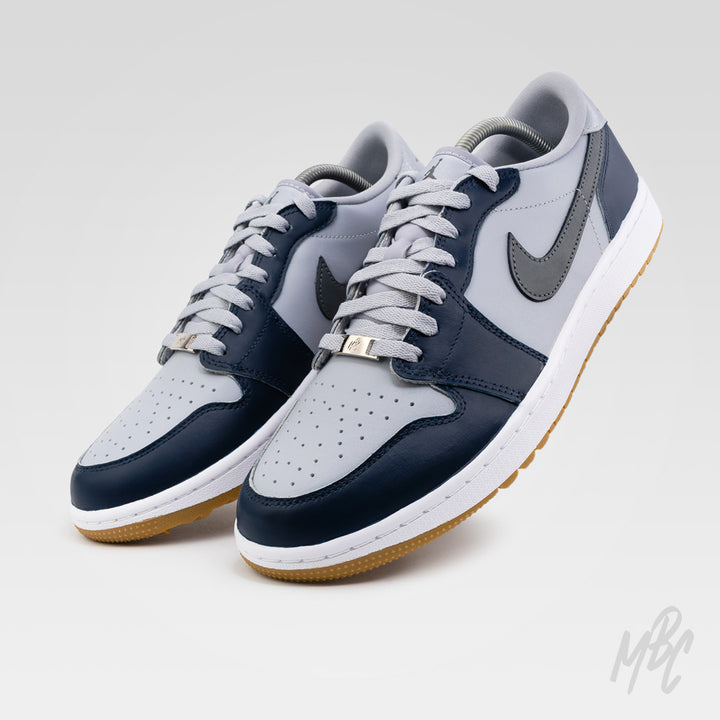 Nike Jordan 1 Low Custom Golf Sneakers - Midnight Tour