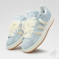 Ocean Pearl Adidas Campus Custom Sneakers