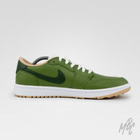 Custom Jordan 1 Low Off The Tee green golf sneaker side profile