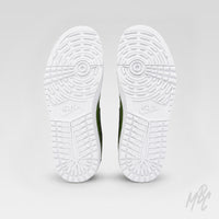 Custom Jordan 1 Low golf outsole with white sole traction pattern
