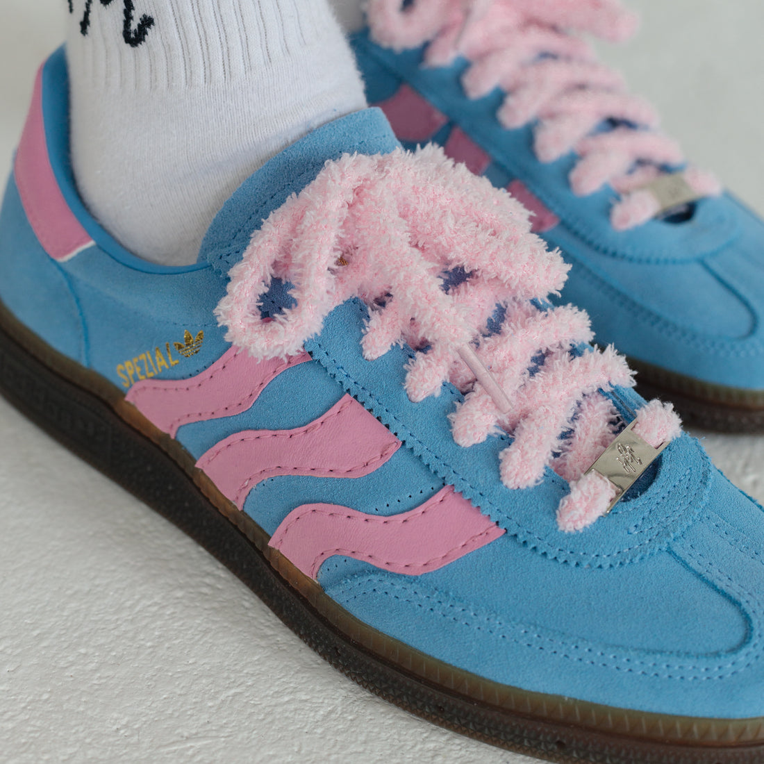 Groovy Cotton Candy Adidas Spezial Custom