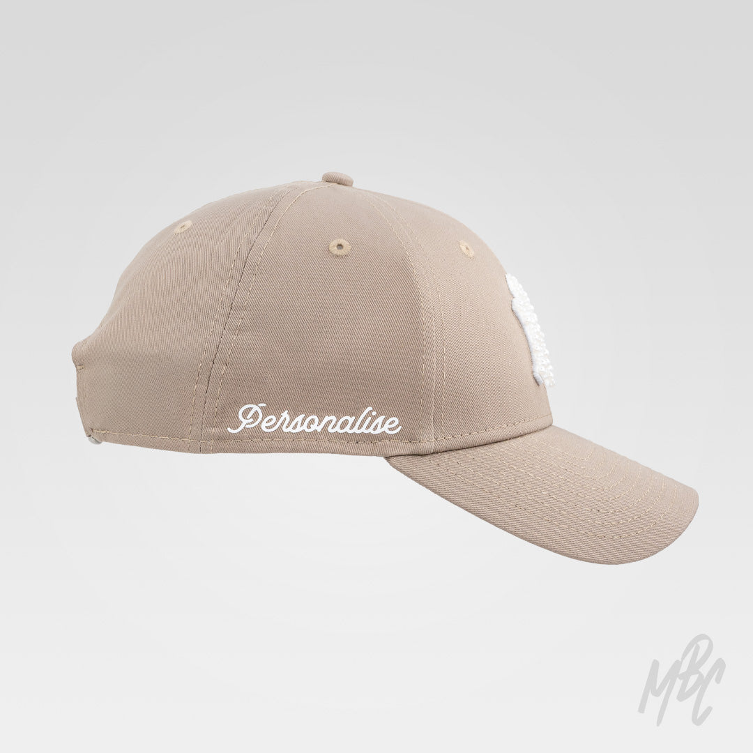 Custom White OES Pearl-Embellished Trucker Cap Oes Bling Hats - Etsy main image 2