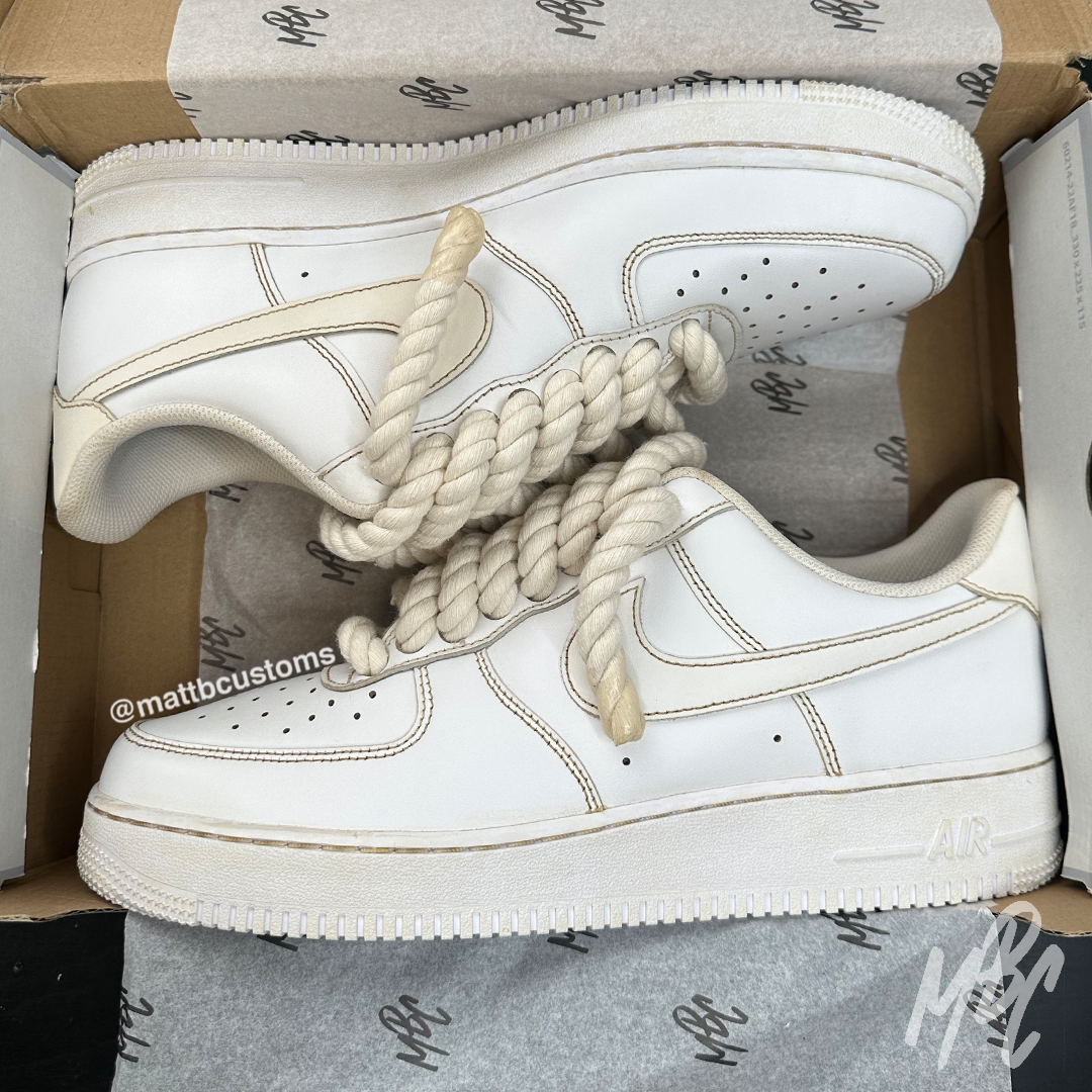 Aged Thicc Lace - Nike Air Force 1 | UK 10 Sneakers