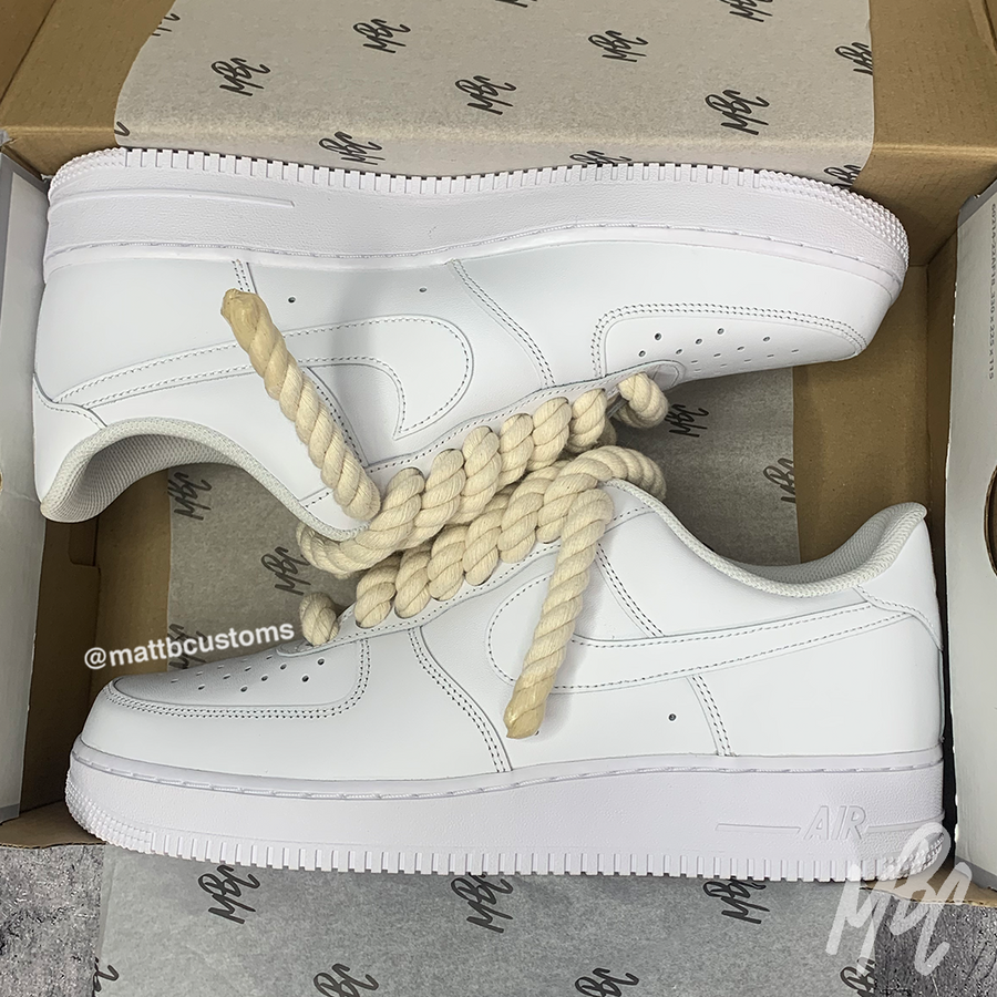 Thicc Laces - Air Force 1 | UK 10 Nike Sneakers