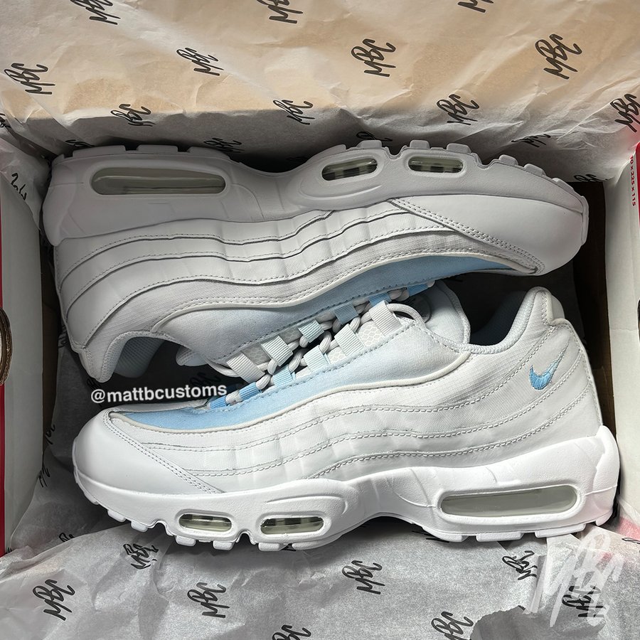 Air Max 95 Blue Gradient Custom Trainers