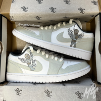 Trap Angel Jordan 1 Low Custom Nike Trainers