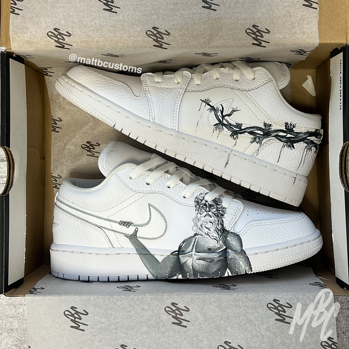 Zeus Jordan 1 Low Custom Nike Trainers