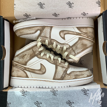Aged Washed Out Colourway - Jordan 1 Mid | UK 5.5