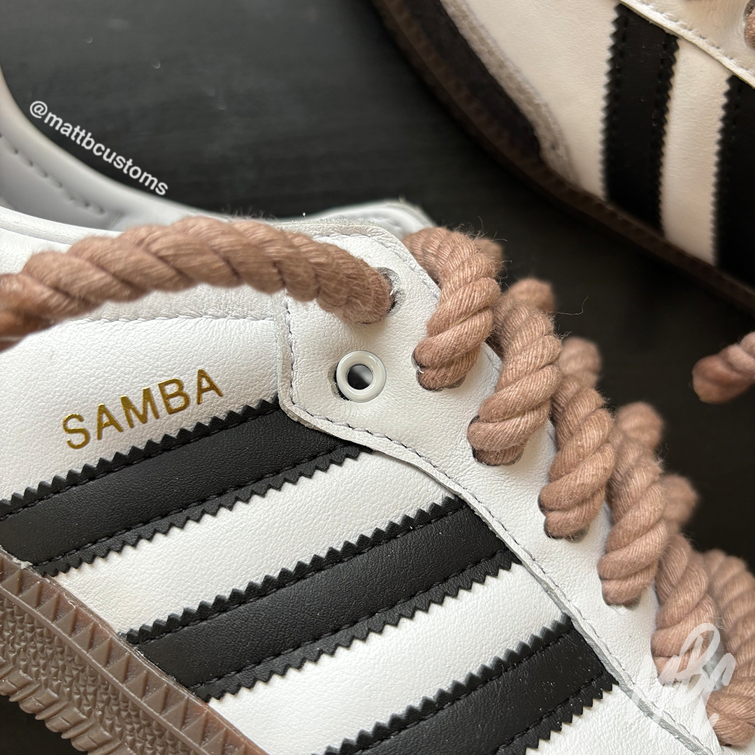 Black Mamba - Adidas Samba | UK 10.5 (Faulty)