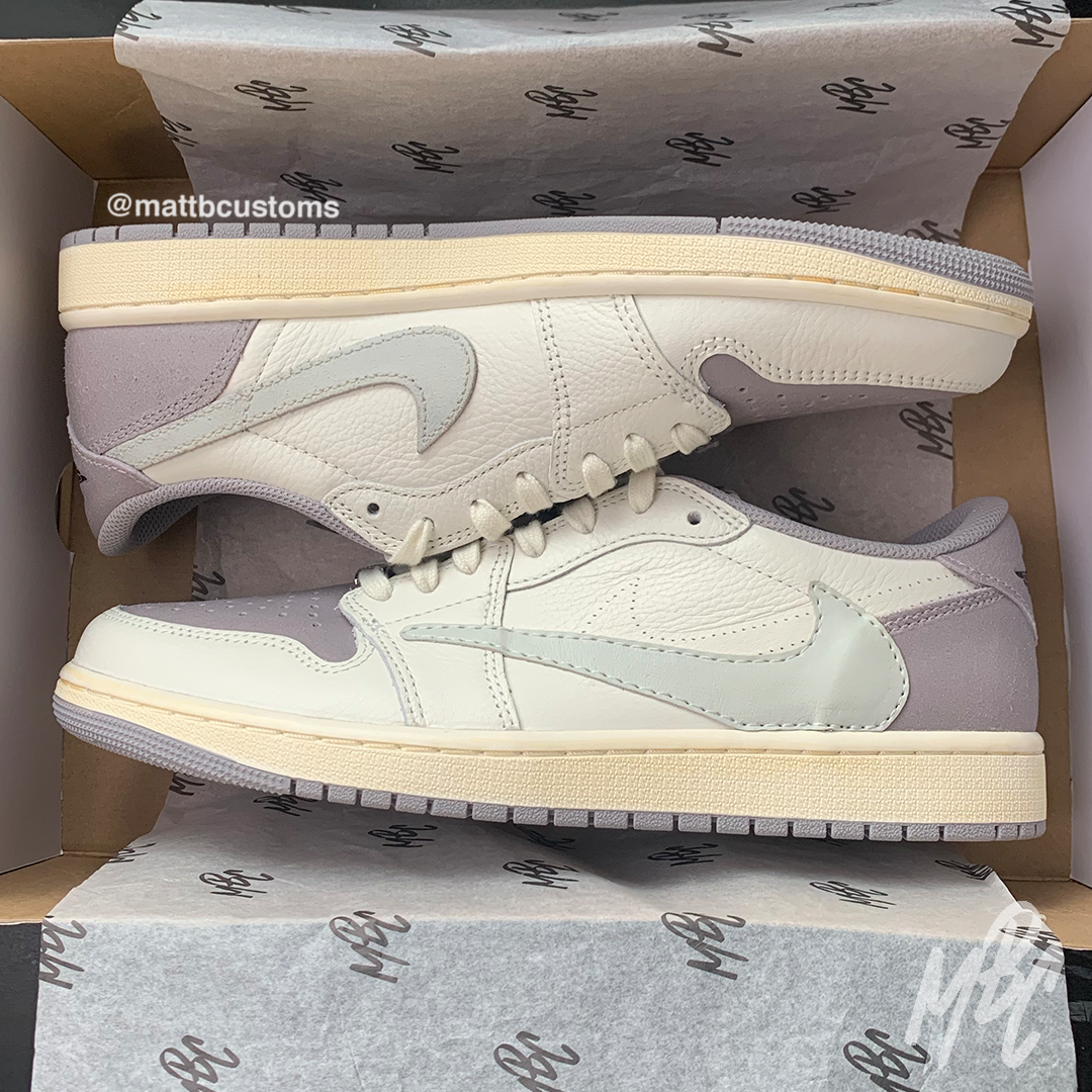 Reverse Swoosh - Jordan 1 Low OG | UK 9 â MattB Customs