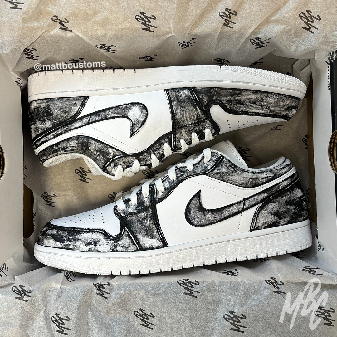 Washed Out Colourway - Jordan 1 Custom Trainers