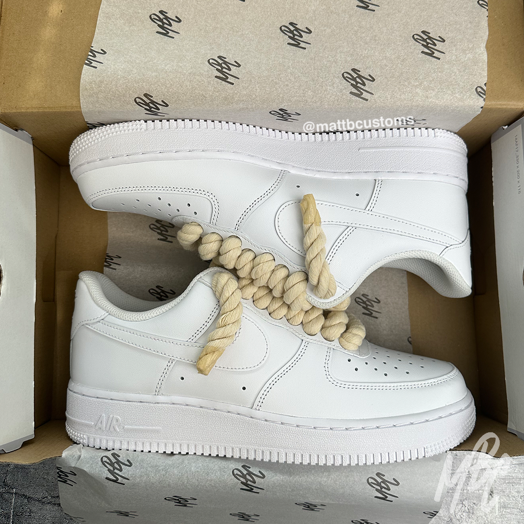 Thicc Laces - Air Force 1 | UK 7 Nike Sneakers