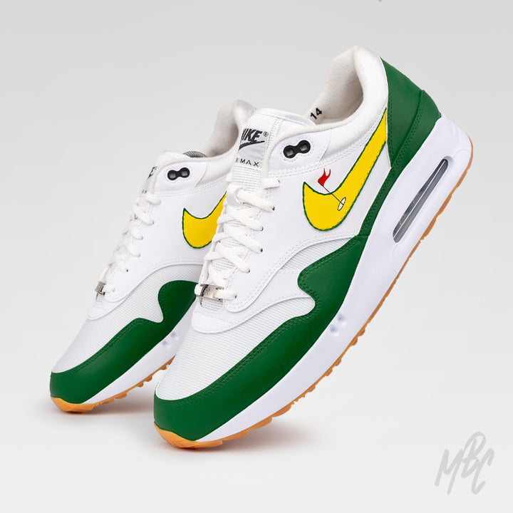 Custom Golf Air Max 1 Sneakers - Putting Greens
