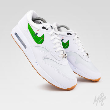 Nike Air Max 1 Golf Custom Sneakers featuring golf character design - Putting Swoosh Nike Air Max 1 Golf