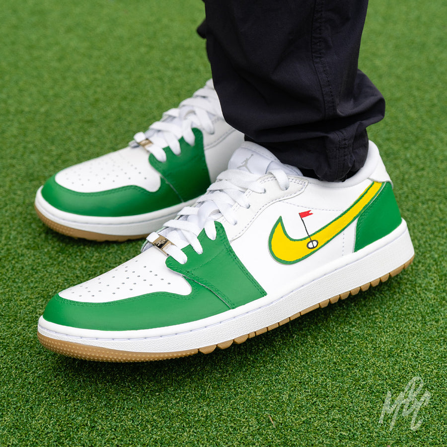 Custom Golf Jordan 1 Low - Putting Greens