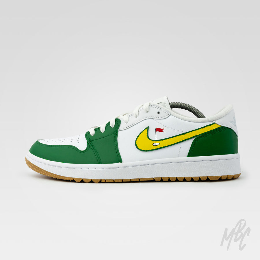 Putting Greens Jordan 1 Low Golf Custom Sneakers