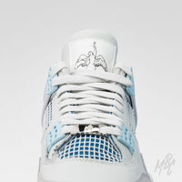 Renaissance Jordan 4 Military Blue Custom Sneakers