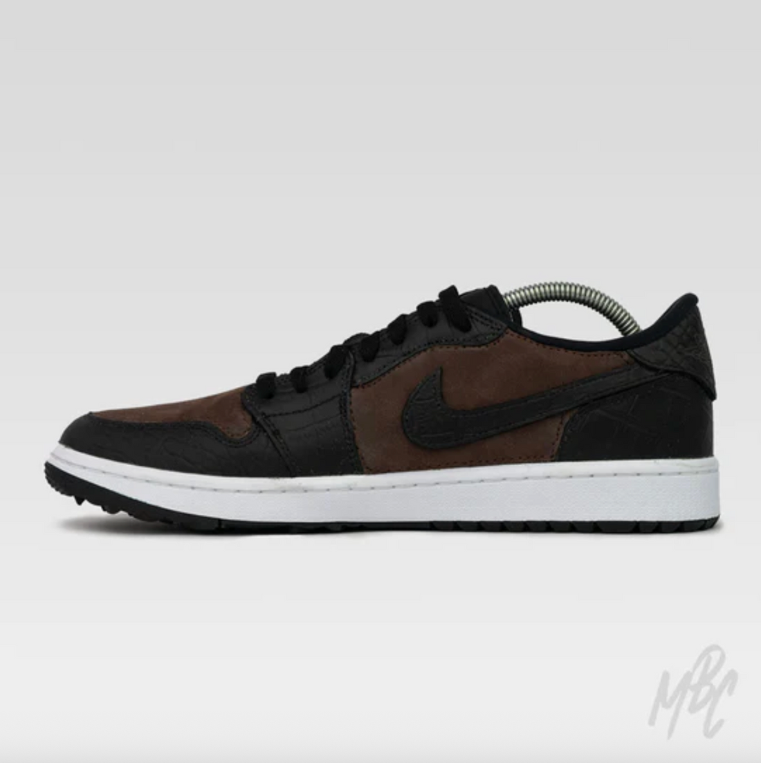 Mocha Reverse Suede - Jordan 1 Low Golf Custom | UK 8.5