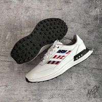 Custom Adidas S2G Golf Sneakers by MattB Customs. Customised with USA flag design inspired by Ryder Cup.