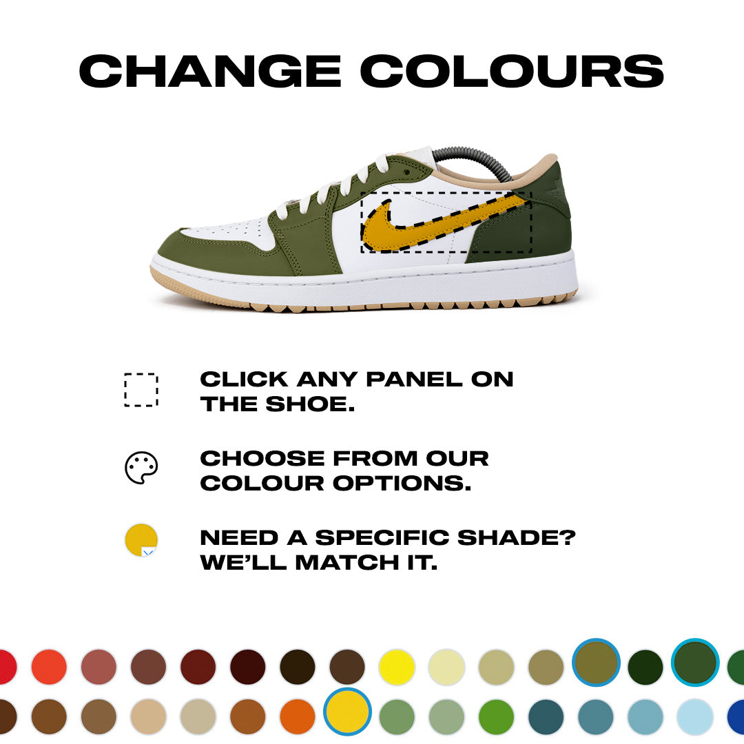 Create Your Own Jordan 1 Low Golf