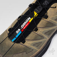 Terrain Roamer Salomon XT-6 custom showing earthy textured design and tonal detailing