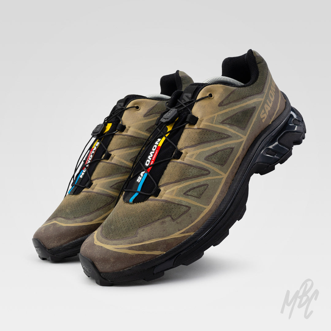 Terrain Roamer Salomon XT-6 custom with earthy landscape inspired design and natural tones