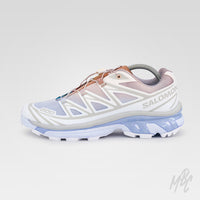 Custom Dip Dye Soloman XT-6 Sneakers in Blue and Brown - Earth & Sky