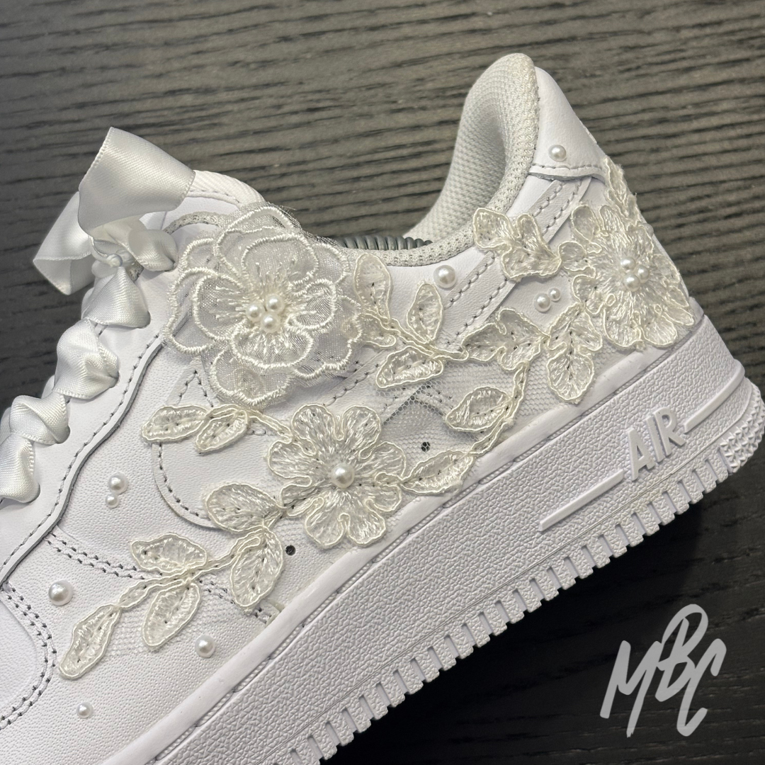 Floral Lace - Air Force 1 Custom