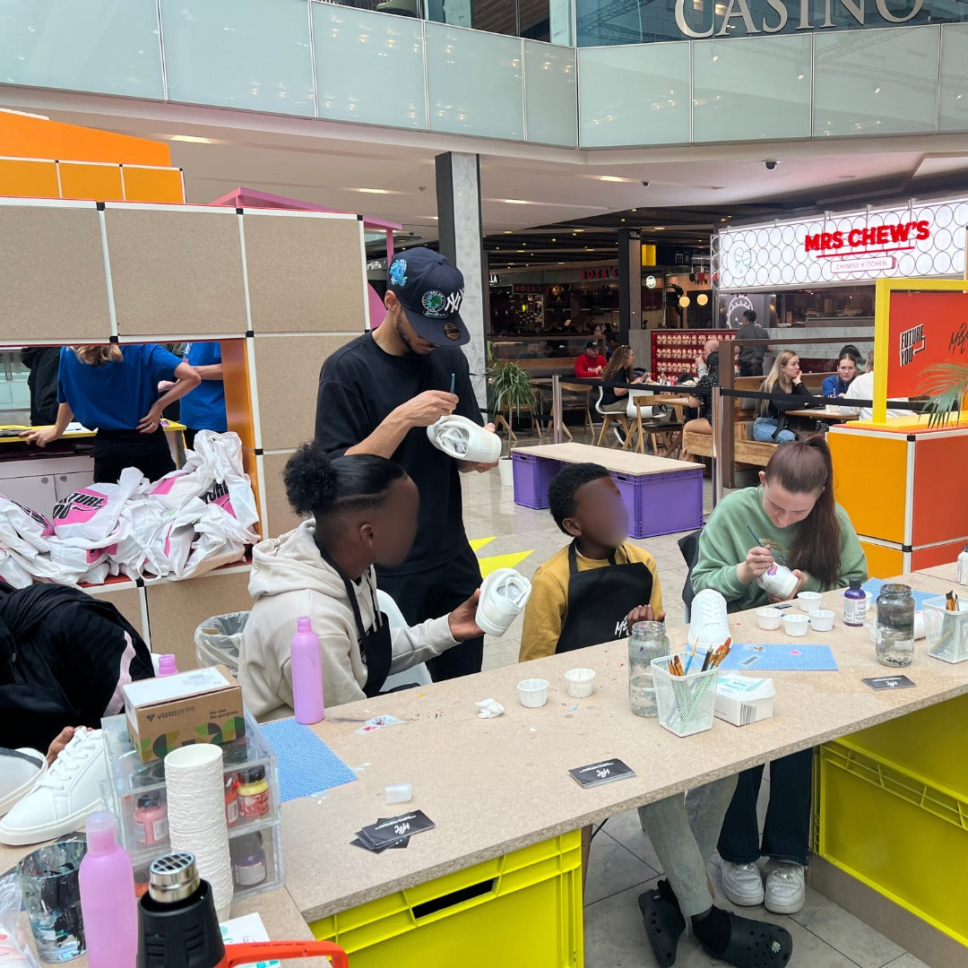 MBC team helping people at the Future You workshop