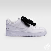 Thicc Laces - White Air Force 1 Custom Nike Sneakers