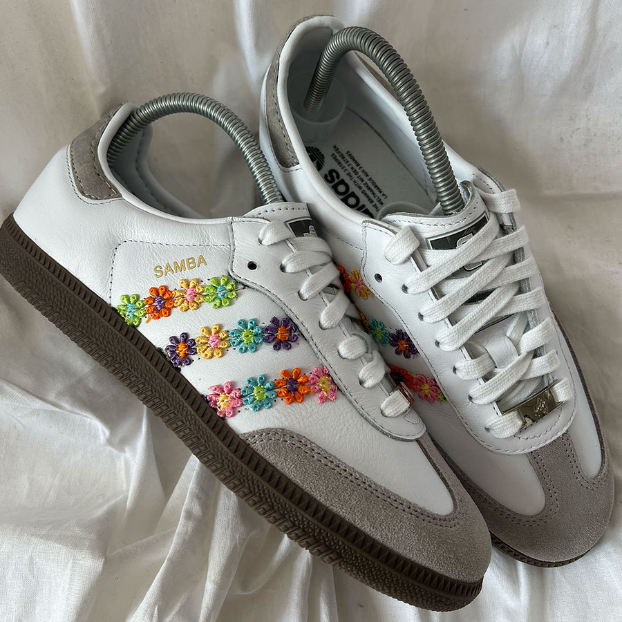 Flower Power - Adidas Samba Custom