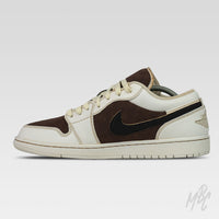 Aged Cactus Suede - Jordan 1 Low Custom