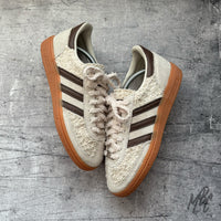 Coffee Cream Boucle Adidas Spezial Custom Sneakers