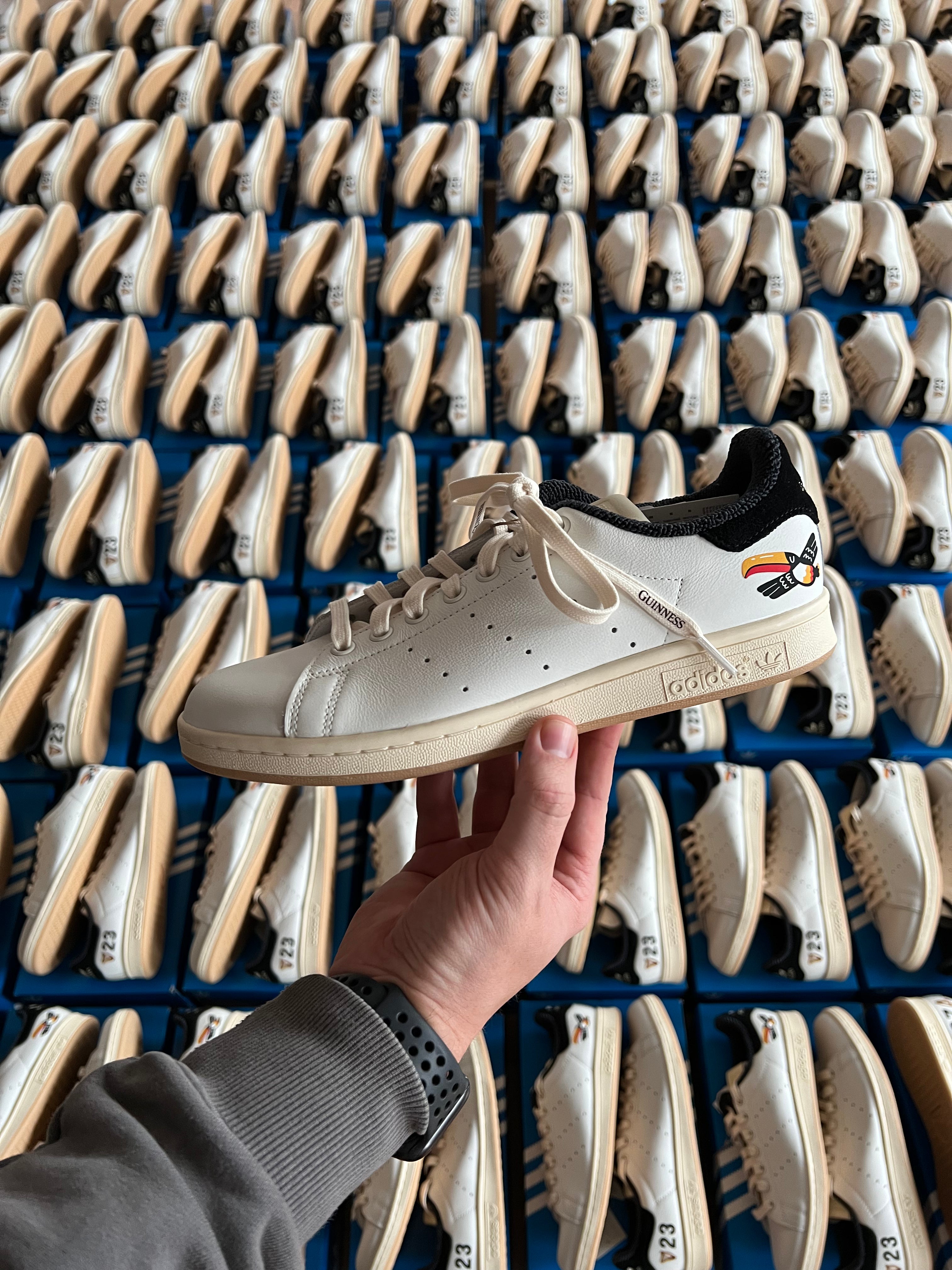 custom adidas stan smith guiness sneakers