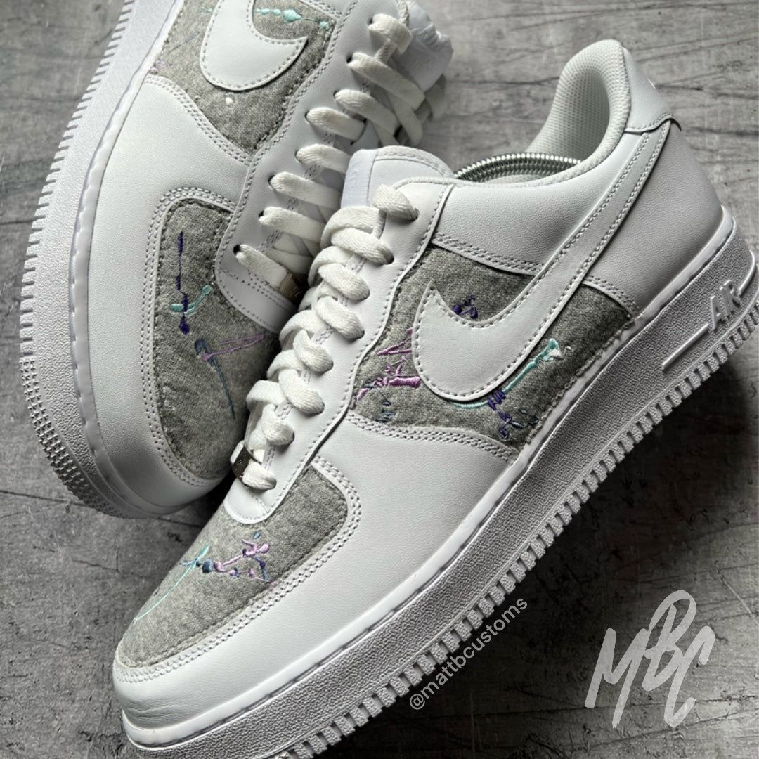 Air forces with discount joggers