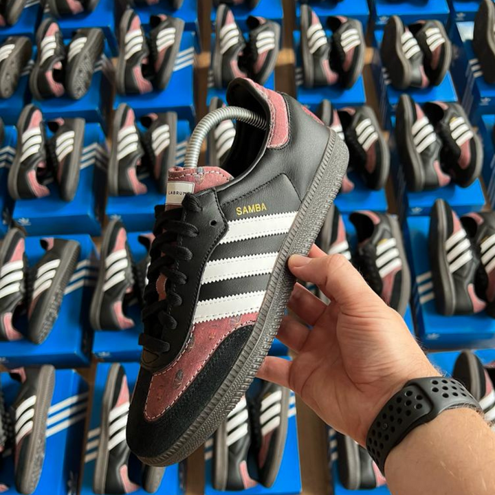 MattB Customs crafted 80 Sambas and 20 Mules for Adidas x Labrum, sold exclusively in the Labrum London store. Bulk order of Custom Sneaker Design.