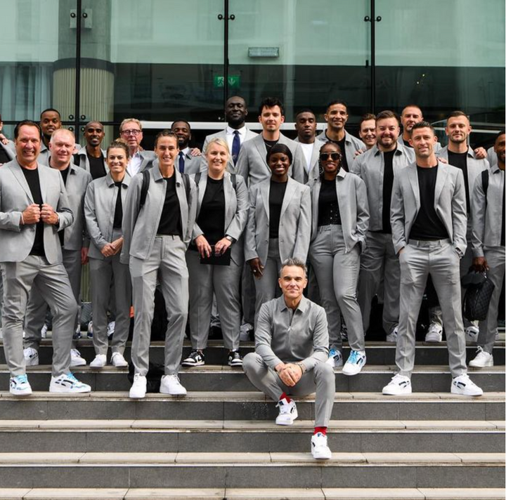 MattB Customs x CANVVS created 50 pairs of custom Puma sneakers for Soccer Aid players and coaches