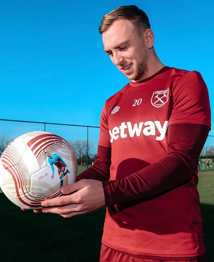 MattB Customs created a commemorative football for West Ham’s Jarrod Bowen 50th goal celebration campaign