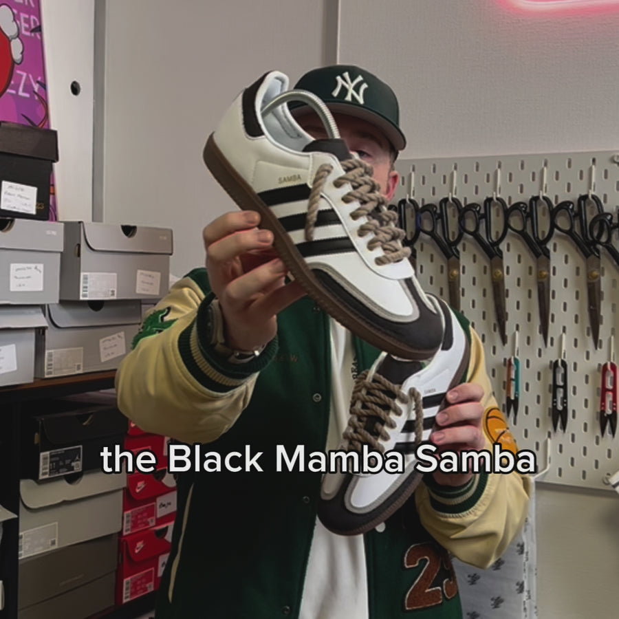 Black Mamba - Adidas Samba Custom