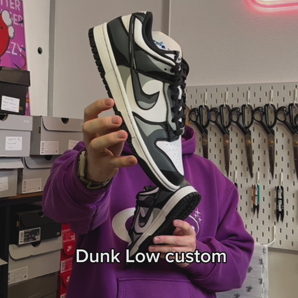 2D Illustration Design - Custom Nike Dunk High Trainers â MattB Customs