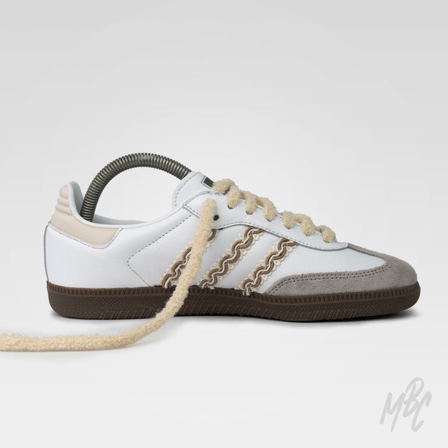 Beige Twine - Adidas Samba Custom Sneakers