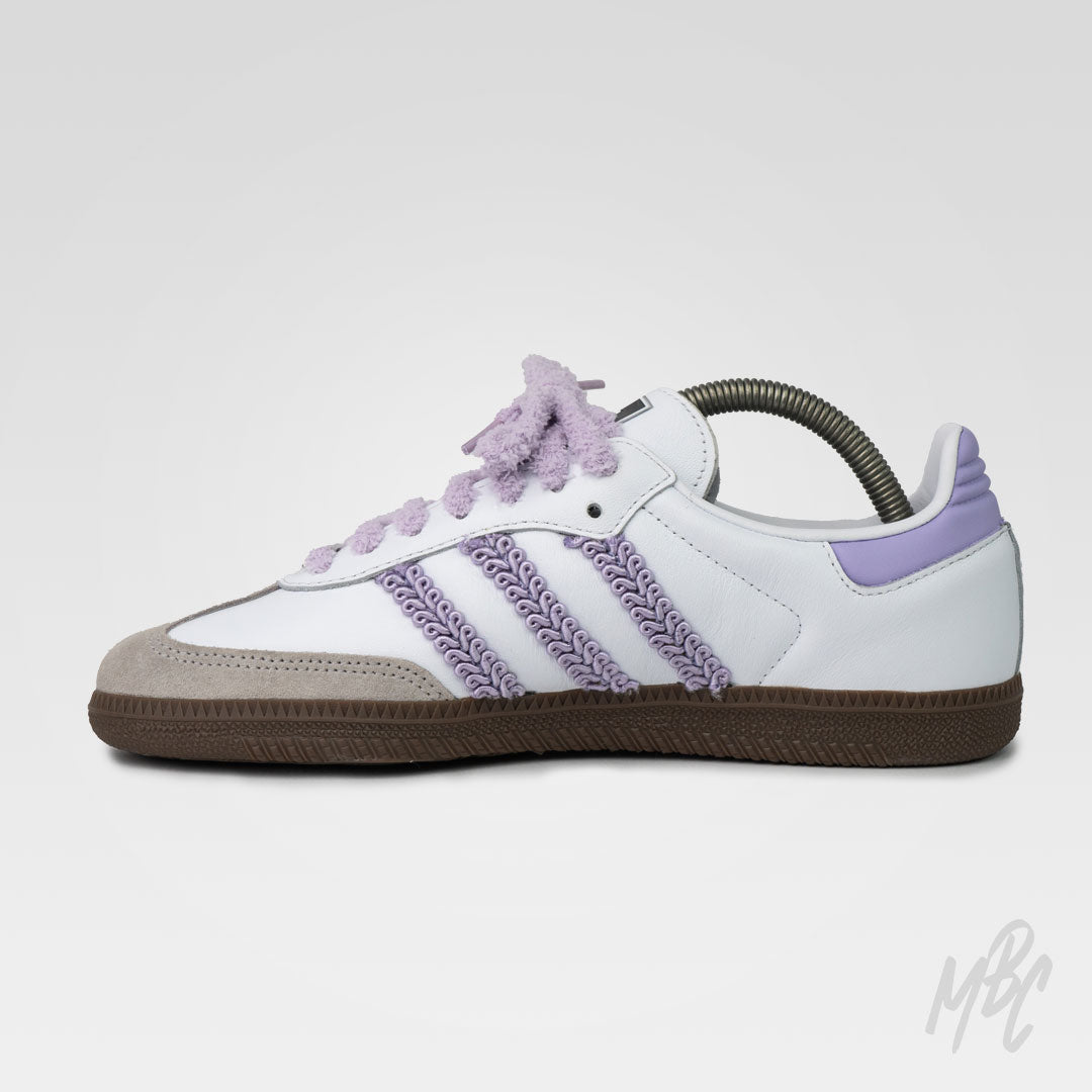 Purple Twine - Adidas Samba Custom Sneakers