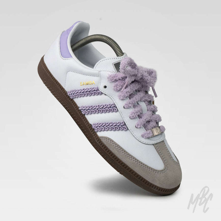 Lilac Twine - Adidas Samba Custom Sneakers