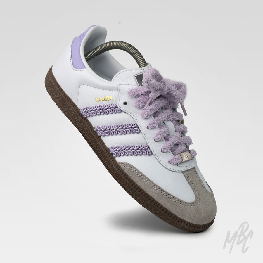 Purple Twine - Adidas Samba Custom Sneakers