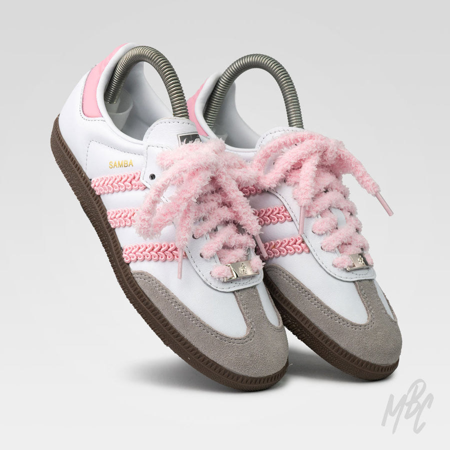 Pink Twine - Adidas Samba Custom Sneakers