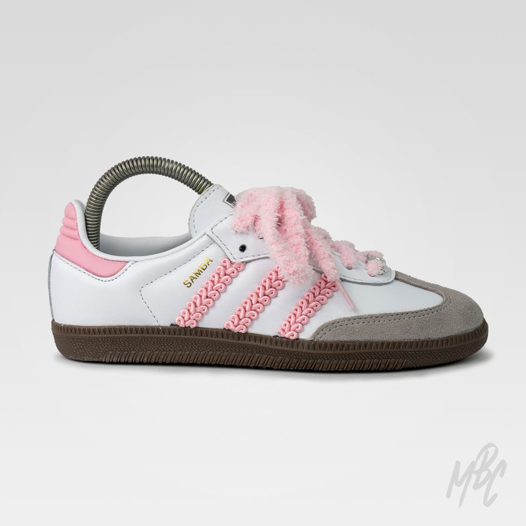 Pink Twine - Adidas Samba Custom Sneakers